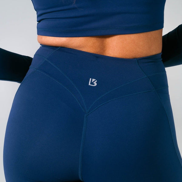 Airbrush Pocket Legging - Baked Blue