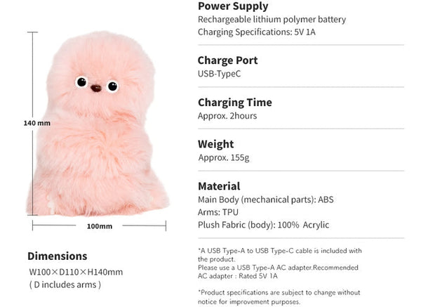 Mirumi Interactive Owl Companion Robot