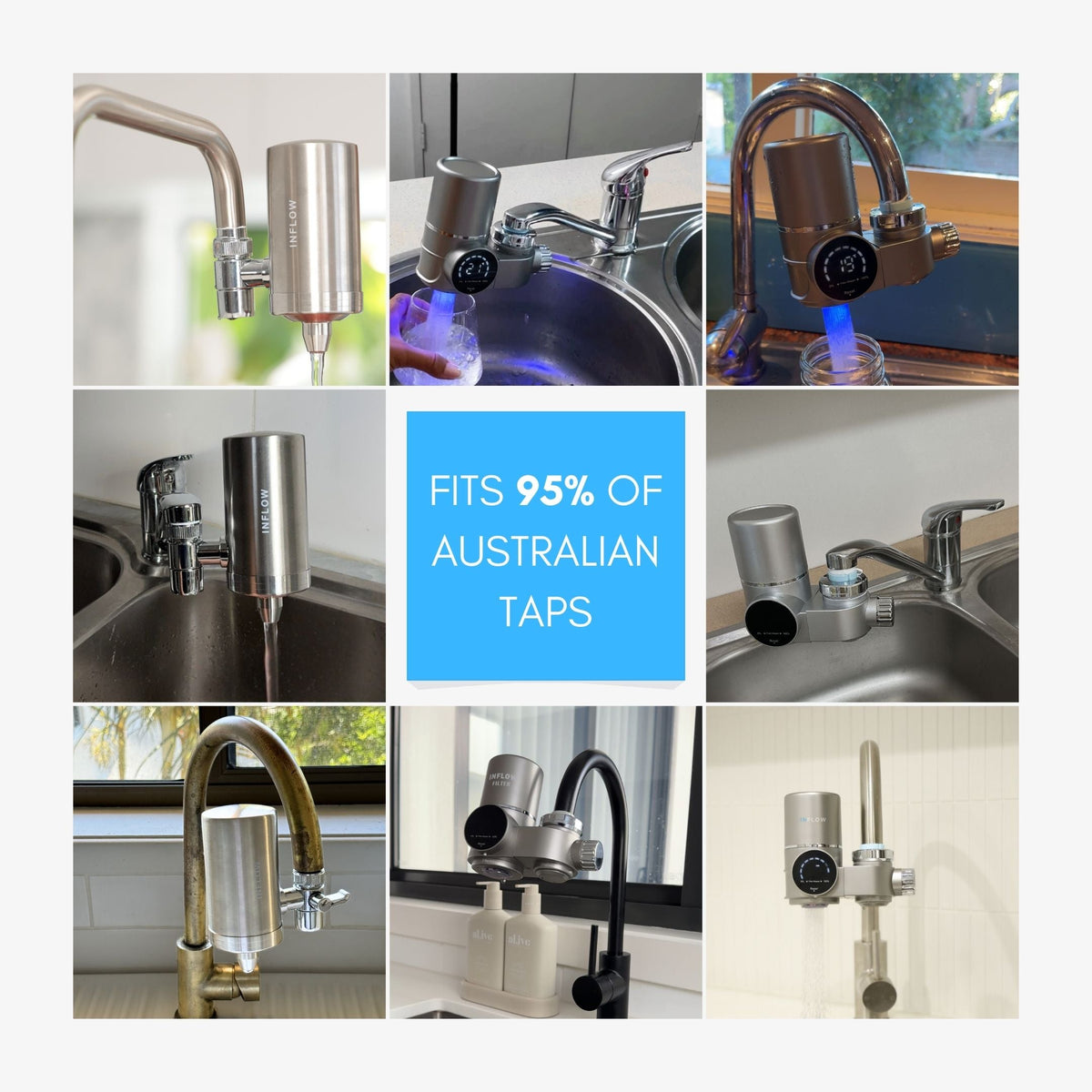 InFlow Tap Filter Enjoy Pure Refreshing Water Daily