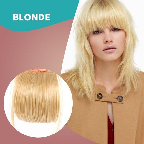 FringeLuxe™ – Unsichtbare Clip-in-Ponyfransen für ein sofort frisches, natürliches Aussehen [50% Rabatt]