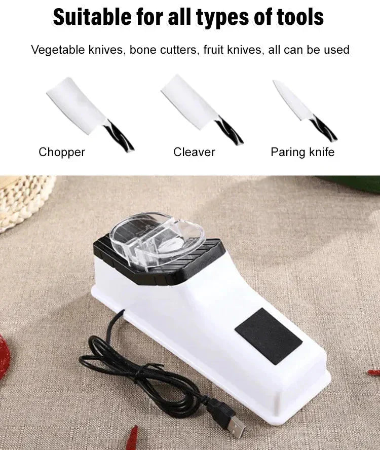 Multi-Function Double Sided Electric Knife Sharpener