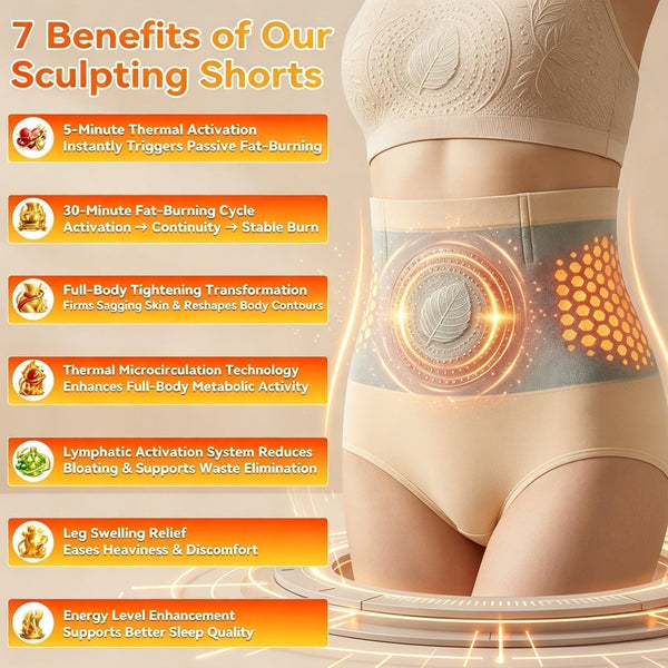Moringa & Berberine | 4-in-1 Micro-Particle Shaping & Fat Burning Shorts