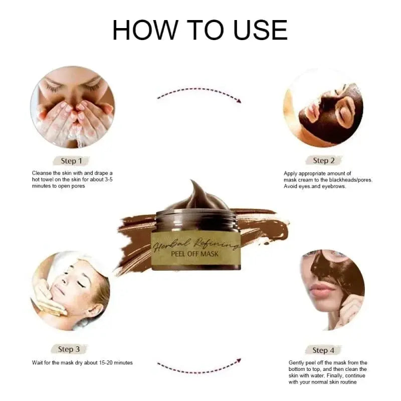 HerbalMask™ – Verfeinernde Peel-Off Gesichtsmaske sanft, effektiv und beruhigend [1 + 1 Gratis]