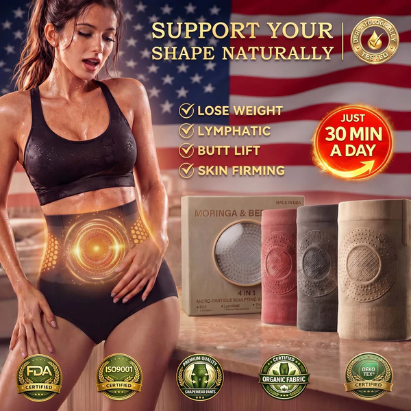 Moringa & Berberine | 4-in-1 Micro-Particle Shaping & Fat Burning Shorts
