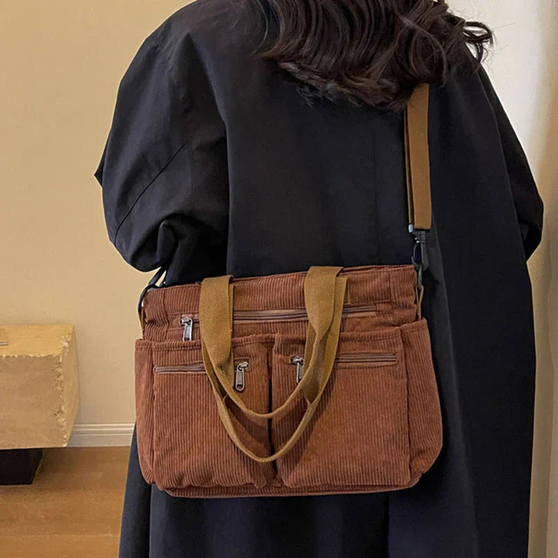 Sophie Dual-Zip Bag – Stylish and Functional Compact Handbag