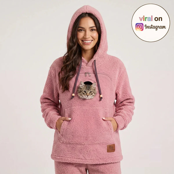 Meowvelle™ – Adorable Kitty Graphic Hoodie