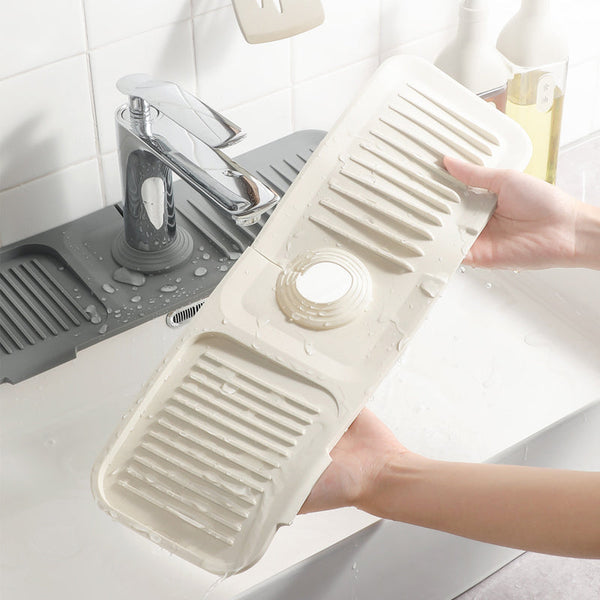 Soft-Surface Silicone Drying Mat – For Pots, Dishes, Glasses & Cutlery