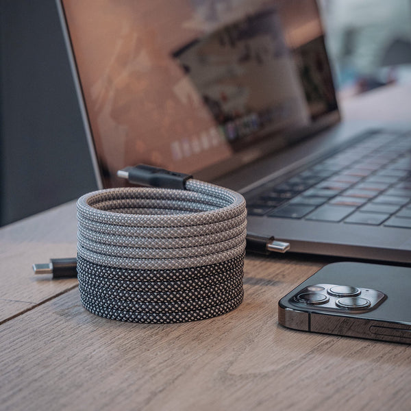 100W Magnetic Coiled Cable