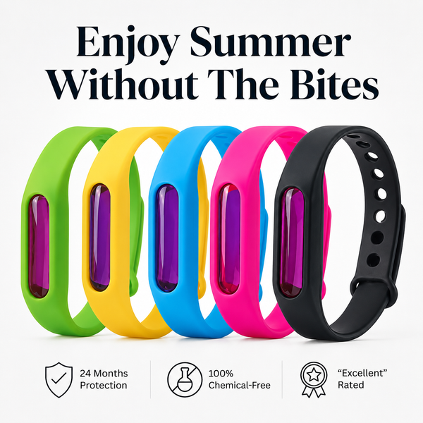 BiteFree™ Protection Bracelet Keeps Mosquitoes Away Naturally