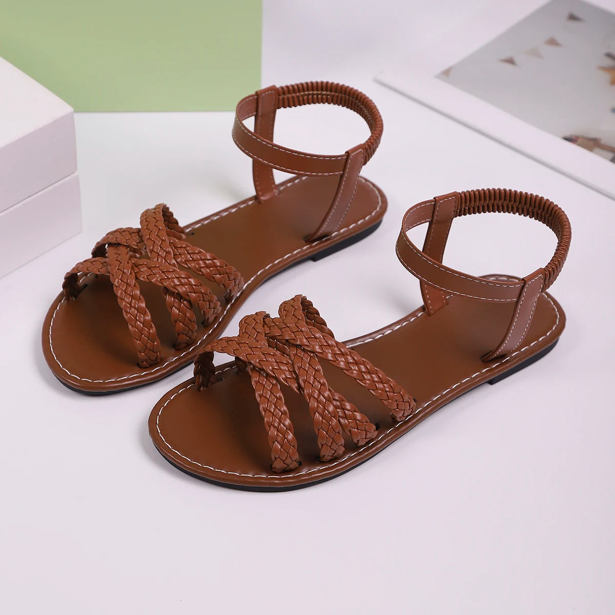 Vireoa — Artisan Vegan Leather Sandals with Cushioned Sole