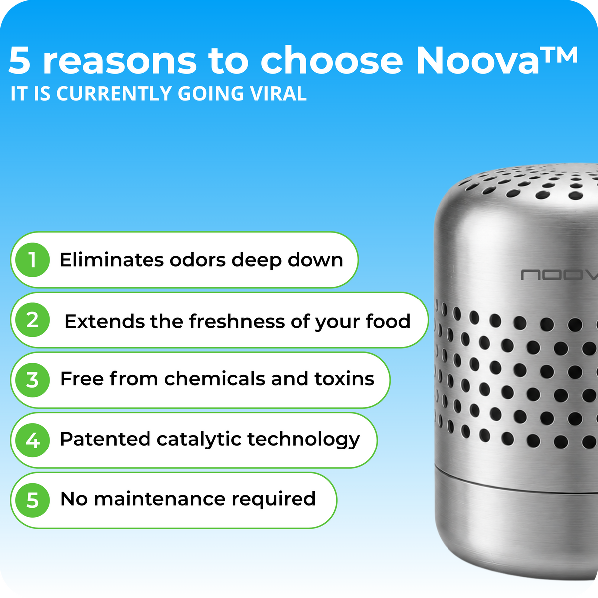 PureChill™ – Air Purifier for Refrigerator & Fresh Food Storage