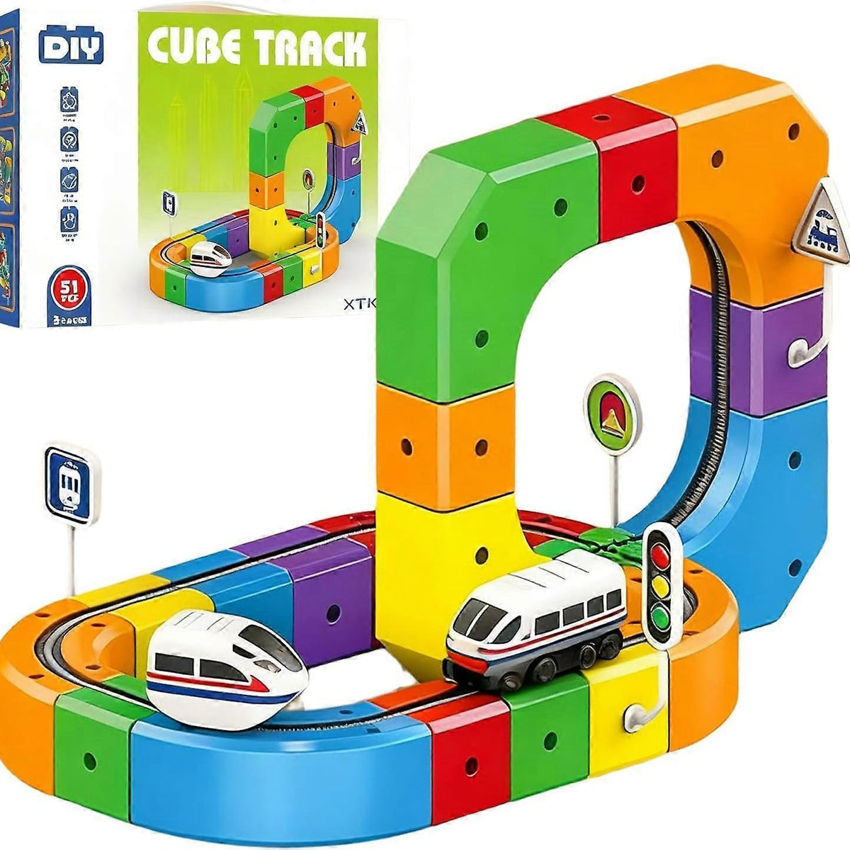 DIY Cube Track – Creative & Active – Creative DIY Train Track