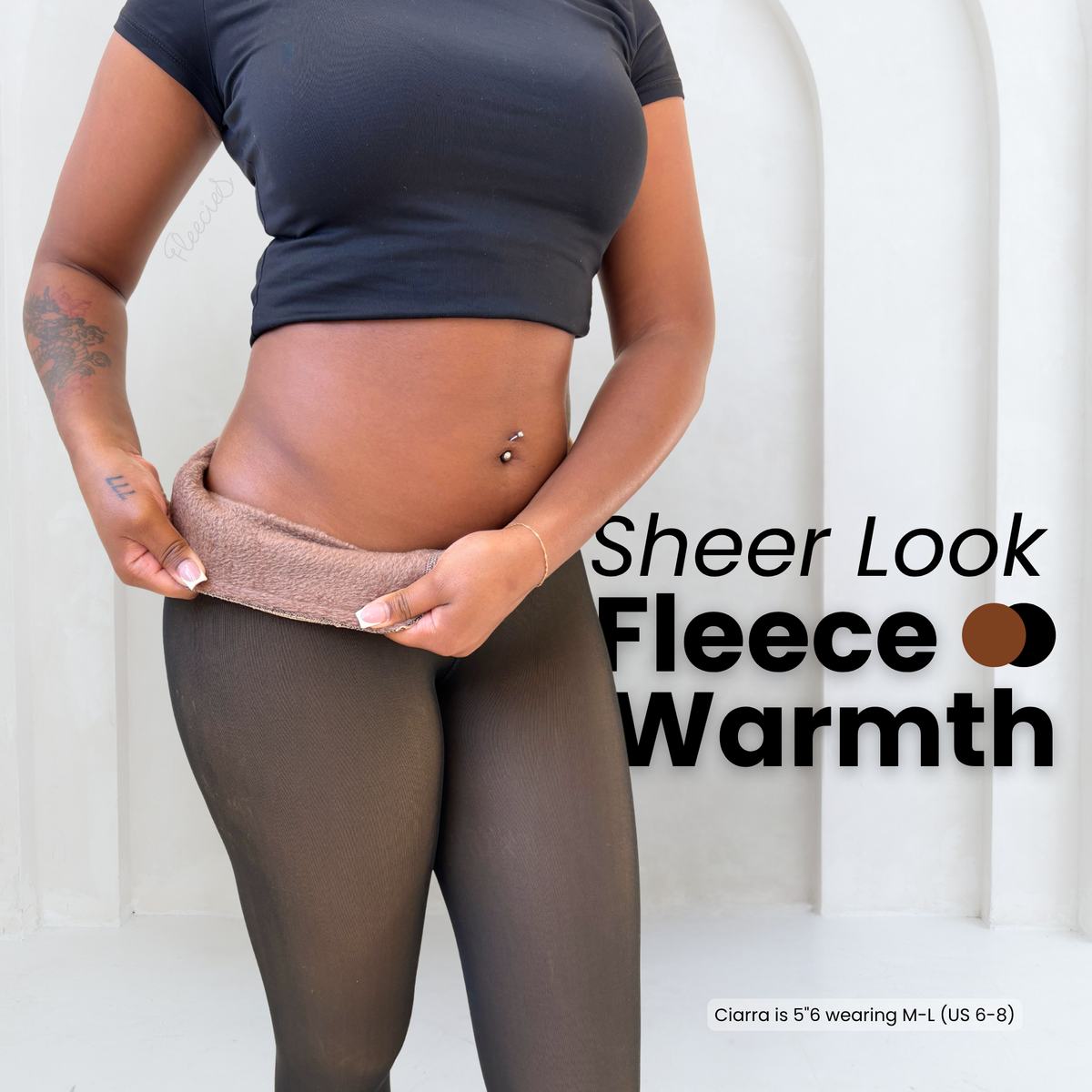 Softelle™ – Fluffy fleece tights for warm, relaxed legs