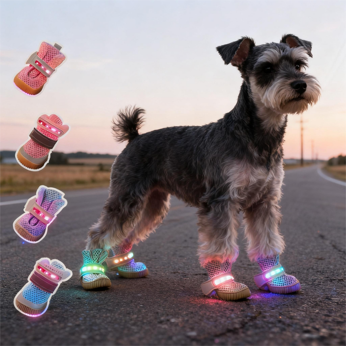 LED Dog Boots™ — Fearless Paw Protection that Lights Every Adventure