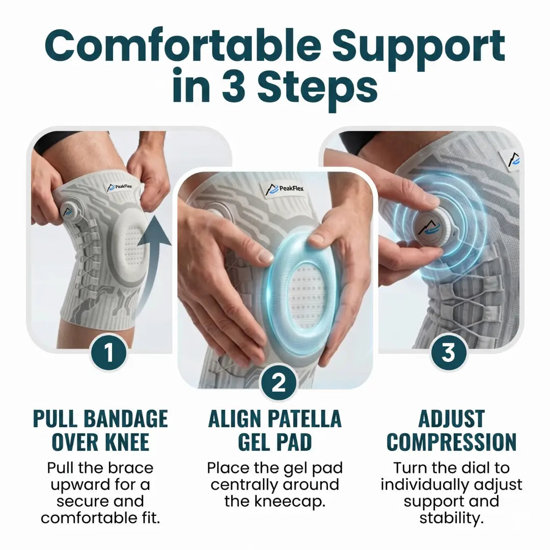 Kneeluxe™ – Premium knee brace for stable, everyday comfort