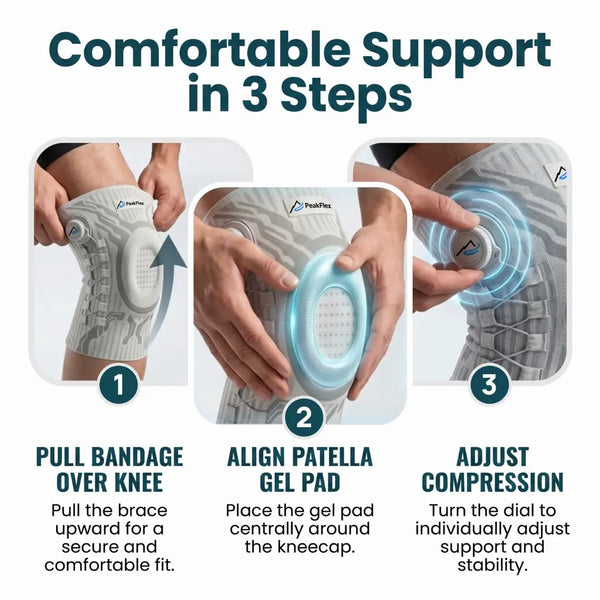 Kneeluxe™ – Premium knee brace for stable, everyday comfort