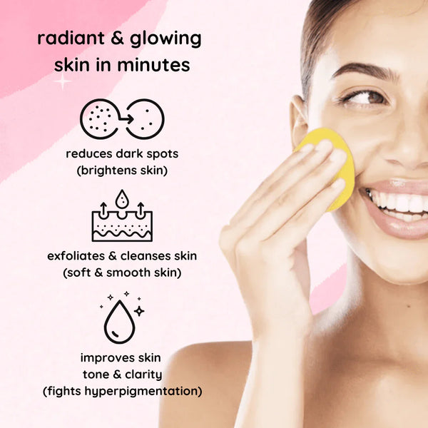Velleara Turmeric & Kojic Acid Pads | 40 Pack | Reveal fresher, brighter skin — one pad at a time