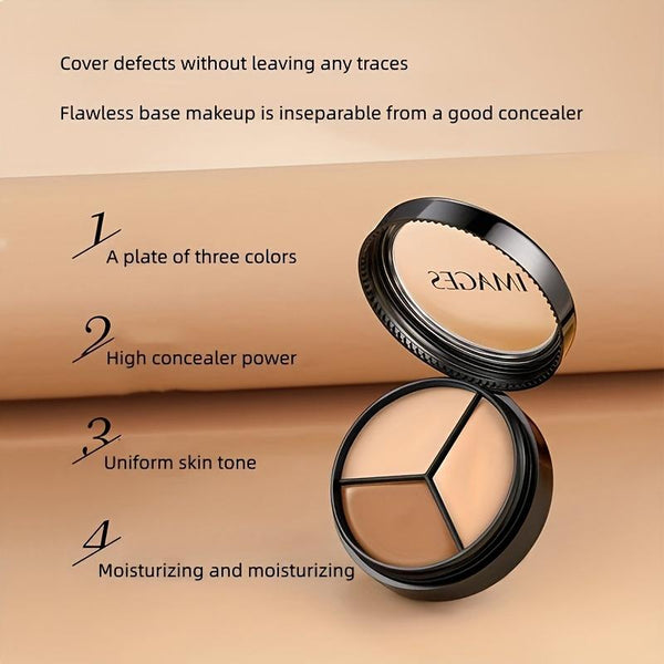 Mila™ – Dreifarbiger Concealer-Creme deckt Pickel, dunkle Augenringe und Konturen [50% Rabatt]