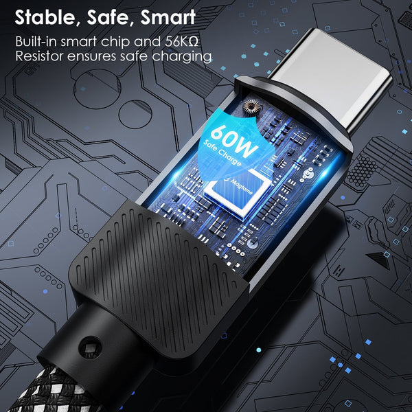 100W Magnetic Coiled Cable