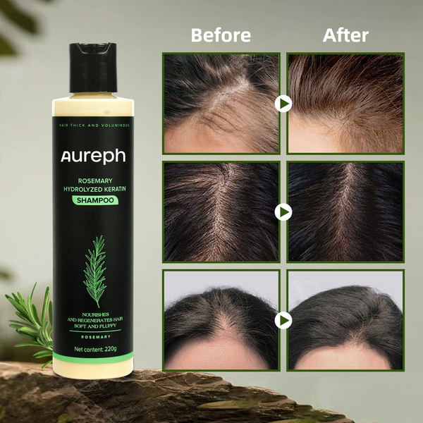 PureRose™ Rosemary Shampoo For Revitalized Healthy Looking Hair