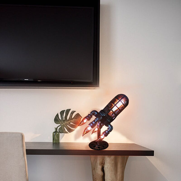 Steampunk Rocket Lamp™ – A Masterpiece of Art &amp; Engineering