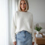 Avenlea — Women’s Embellished Knit Sweater with Soft Draped Fit