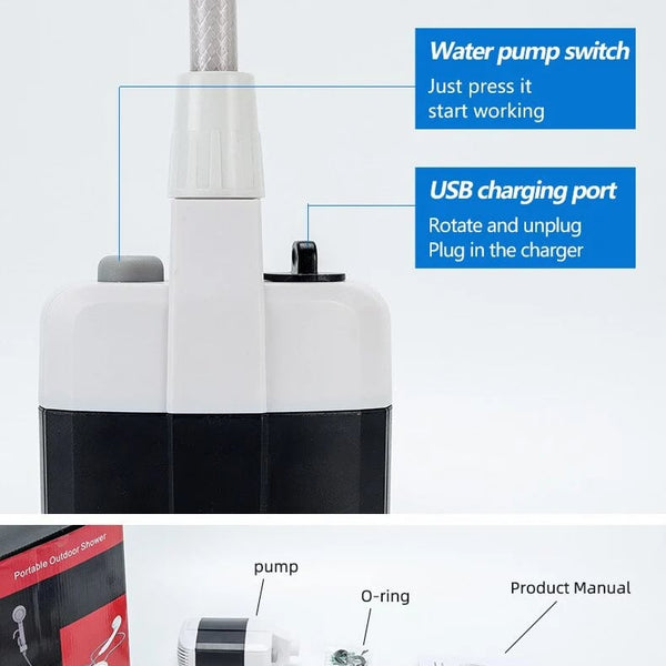 TrailFlow - Compact Camping Shower