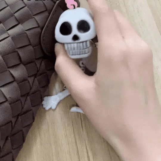 Skelvix™ – Hanging Skeleton Keychain With Movable Body Design