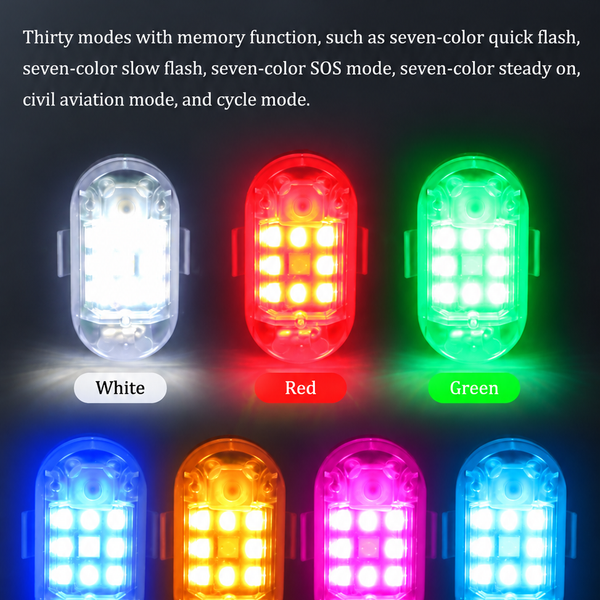 Neonara™ – 7-Color LED Wireless Car Strobe Light