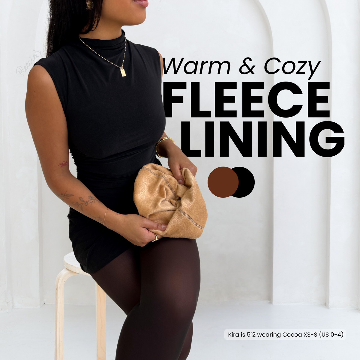 Softelle™ – Fluffy fleece tights for warm, relaxed legs