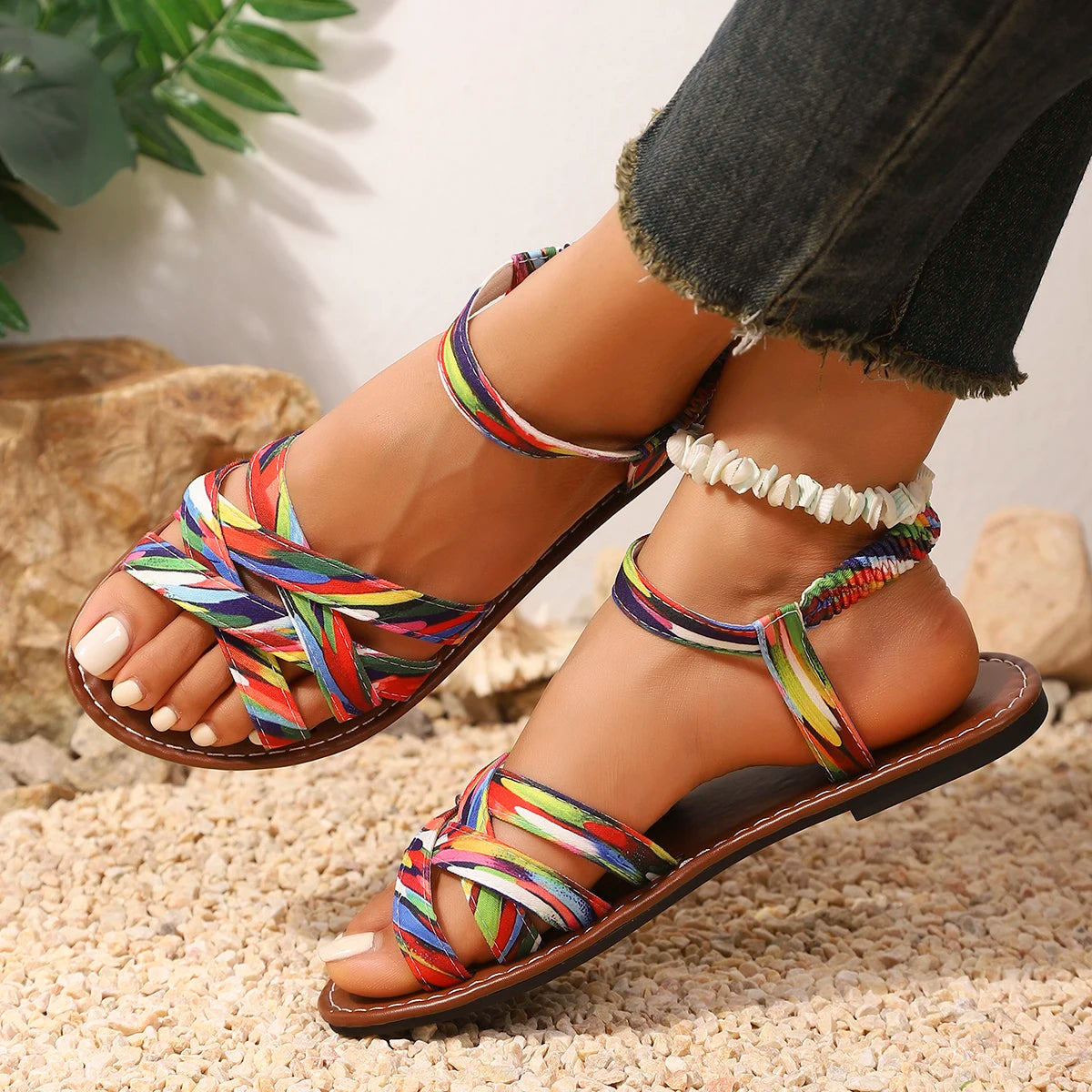Vireoa — Artisan Vegan Leather Sandals with Cushioned Sole
