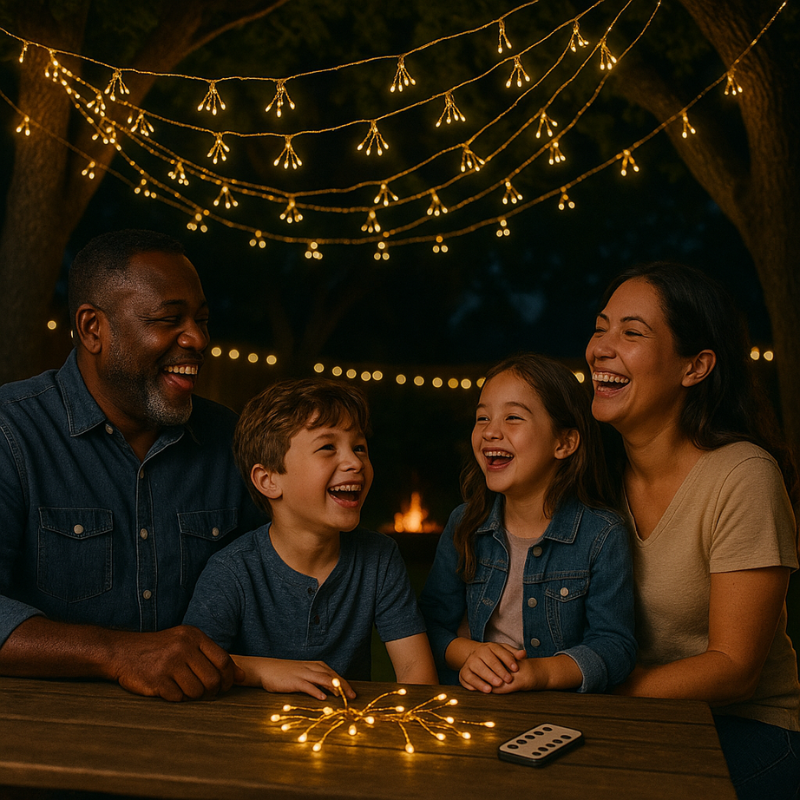 FlexiGlow | LED Copper Wire Firecracker Lights – Transform Any Space with Magic ✨