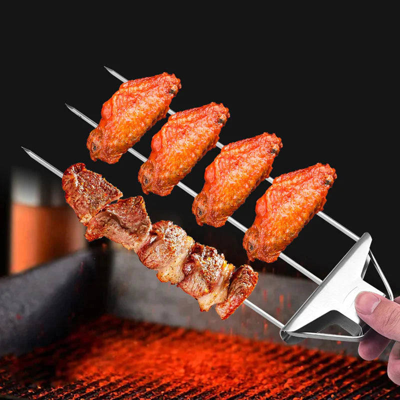 BlazeTrio Skewers — Master the Grill, Ignite Legendary Flavor Every Time