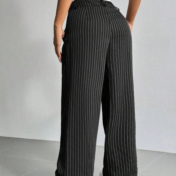 PinstripePower™ — Sculpt Your Curves and Command Every Room with Effortless Style