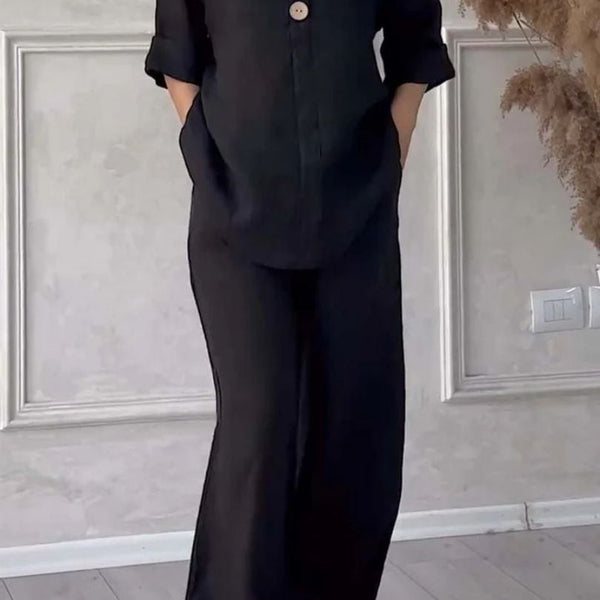 Alexa™ Linen two-piece set