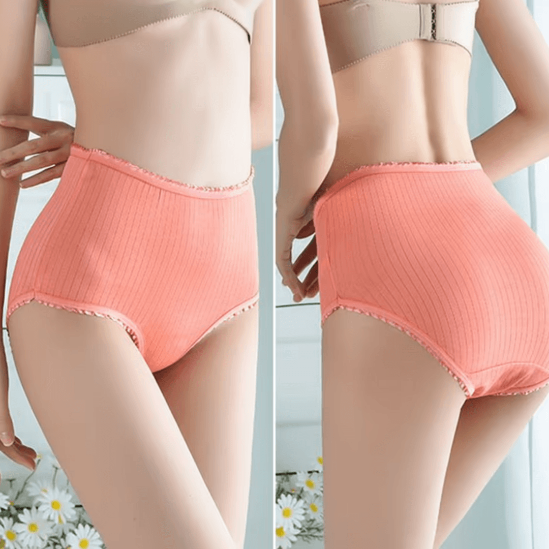 Leak-Free Women's Underwear Set of 3 – Lightweight, Absorbent, Stylish Comfort in Multiple Sizes