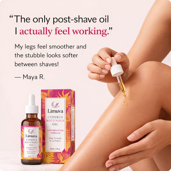 Cyperus Rotundus Oil Soothes Skin and Reduces Regrowth