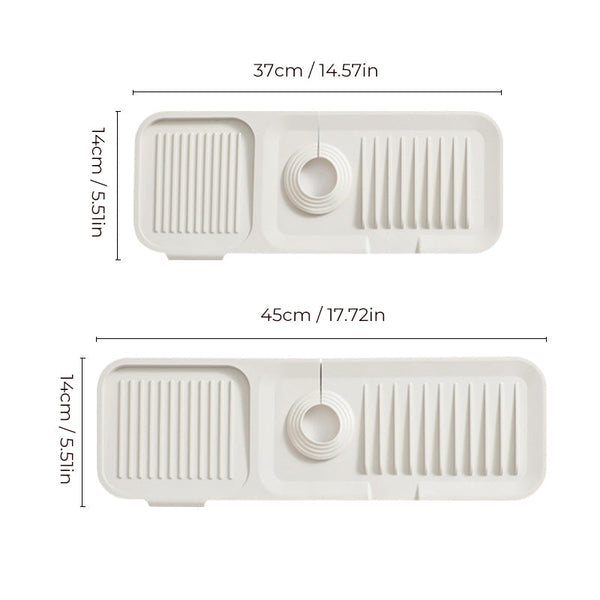 Soft-Surface Silicone Drying Mat – For Pots, Dishes, Glasses & Cutlery
