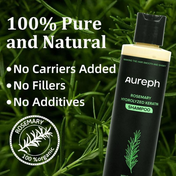 PureRose™ Rosemary Shampoo For Revitalized Healthy Looking Hair