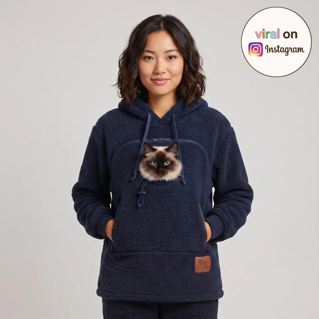 Meowvelle™ – Adorable Kitty Graphic Hoodie