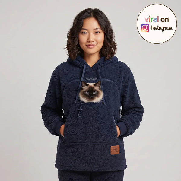 Meowvelle™ – Adorable Kitty Graphic Hoodie