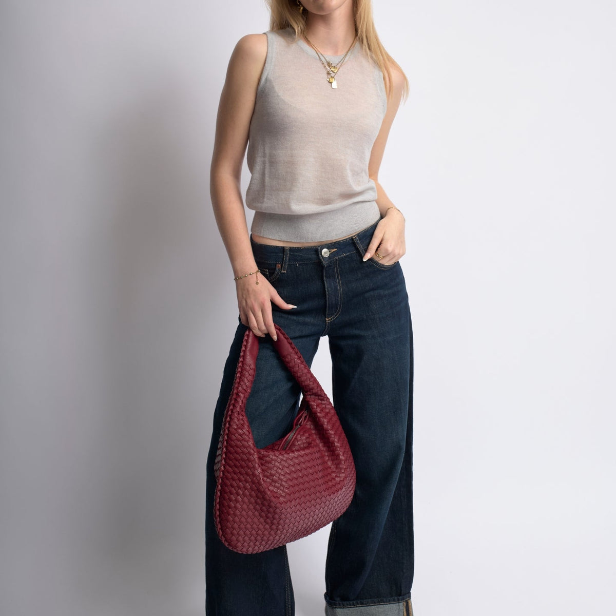 AURA™ Braided Shoulder Bag