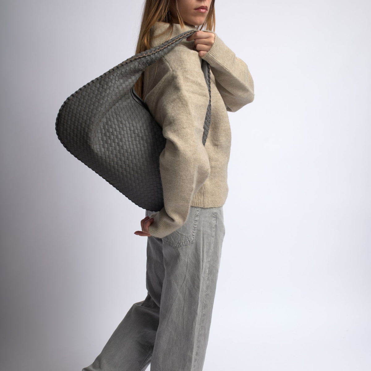 AURA™ Braided Shoulder Bag