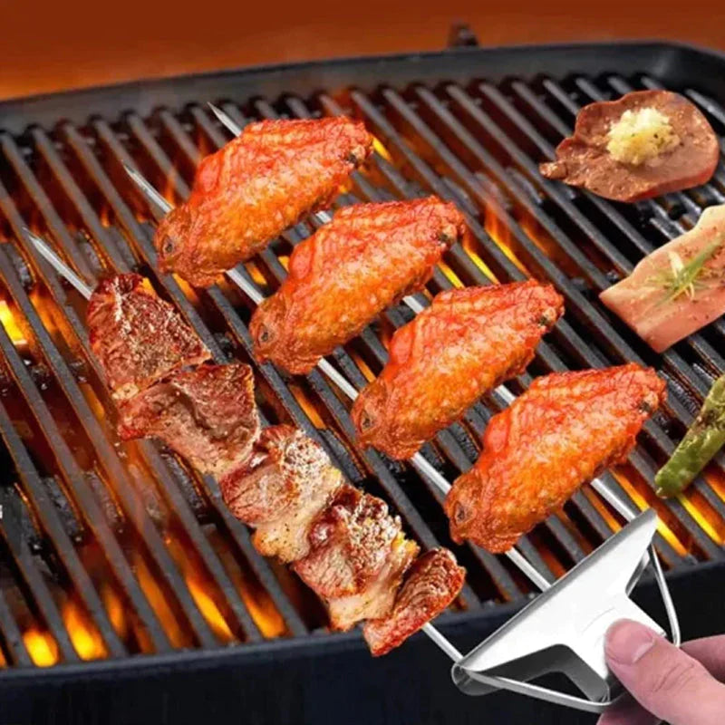 BlazeTrio Skewers — Master the Grill, Ignite Legendary Flavor Every Time