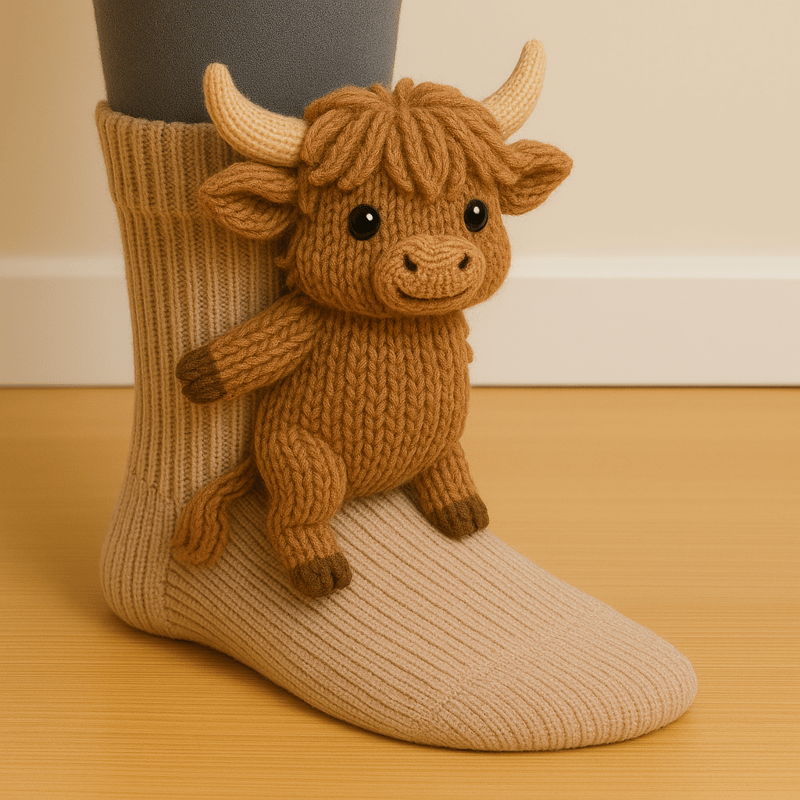 PawPrints – Cozy Animal Pattern Socks