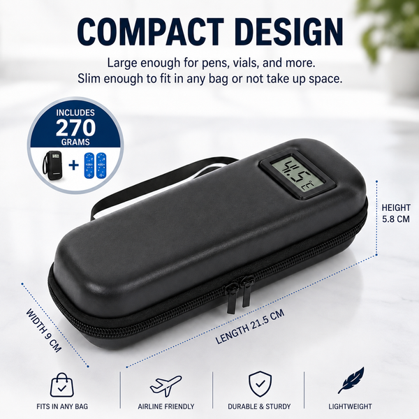 MediCool™ Insulated Medication Case for Easy Travel Organization