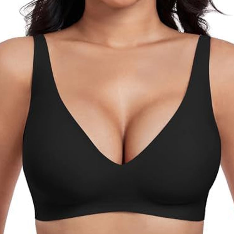 🎅🔥NEUJAHRS-GROSSAKTION 50 % RABATT!!💥💕 Jelly Wireless – der ultra-bequeme, drahtlose Damen-BH: nahtlos, Tief-V & Push-Up