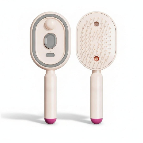 SilkVexa™ – 3-In-1 Steam Hair Straightener Massage Brush