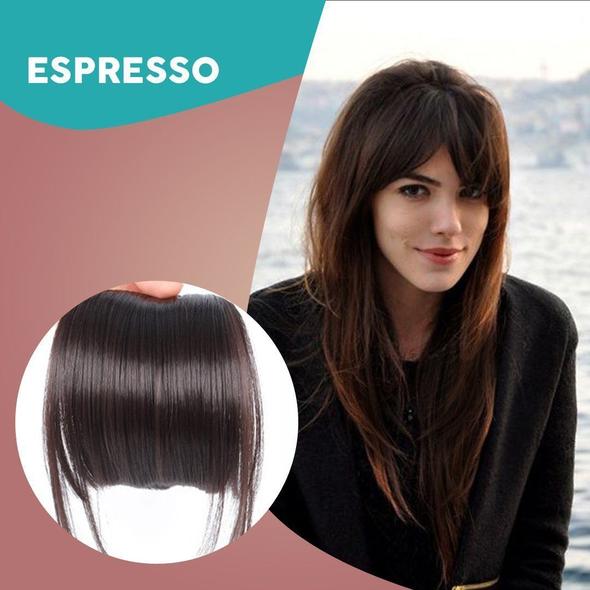 FringeLuxe™ – Unsichtbare Clip-in-Ponyfransen für ein sofort frisches, natürliches Aussehen [50% Rabatt]