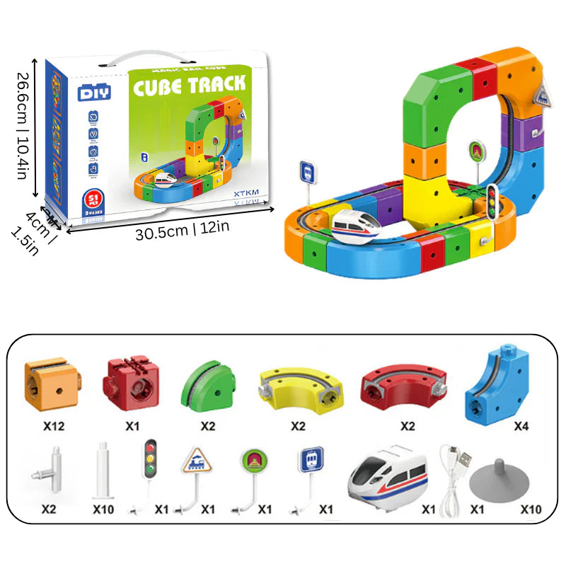 DIY Cube Track – Creative & Active – Creative DIY Train Track